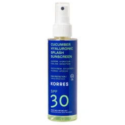 KORRES Cucumber Hyaluronic Splash 2-Phasen-Sonnenschutzspray Für Gesicht Und Körper SPF 30 150 Ml
