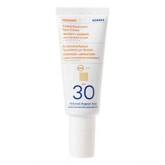 KORRES Yoghurt Getöntes Sonnencreme-Gel Für Das Gesicht SPF 30 40 Ml