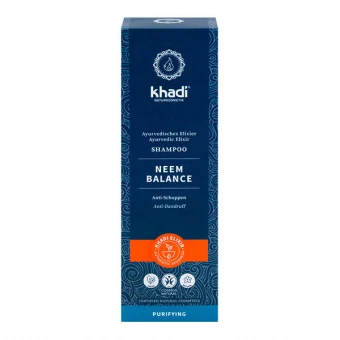 Khadi Purifying Ayurvedic Elixir Shampoo Neem Balance 200 Ml 2 Khadi Purifying Ayurvedic Elixir Shampoo Neem Balance 200 Ml – Bild 2