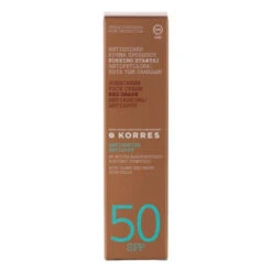 KORRES Red Grape Sunscreen Face Cream Antiageing/Antispot SPF 50 50 Ml 5 KORRES Red Grape Sunscreen Face Cream Antiageing/Antispot SPF 50 50 Ml -Aveda Kosmetik Geschaft Antispot SPF 50 50 ml.1f870a9b